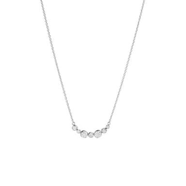 【Georg Jensen 官方旗艦店】GEORG JENSEN SIGNATURE DIAMONDS 項鏈(18K白金 鑽石)