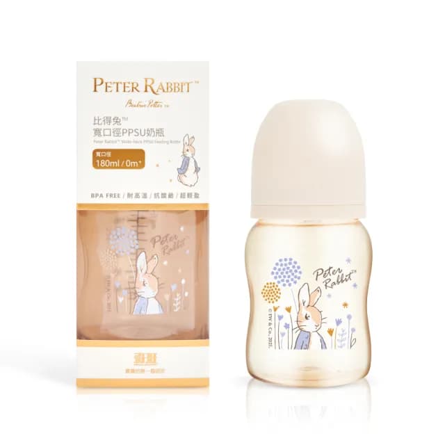 【奇哥】比得兔PPSU寬口奶瓶180ML