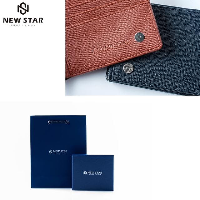 【NEW STAR】質感輕量防盜刷友善皮革短夾 零錢 男 女 男皮夾 現貨 CA166(情人節 禮物)