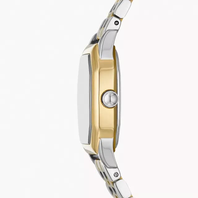 【FOSSIL】Harlow 復古八角大三針女錶-雙色/27mm 禮物 送禮 推薦(ES5362)