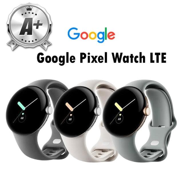 【Google】A+級福利品 Pixel Watch LTE(不鏽鋼錶殼/運動錶帶)
