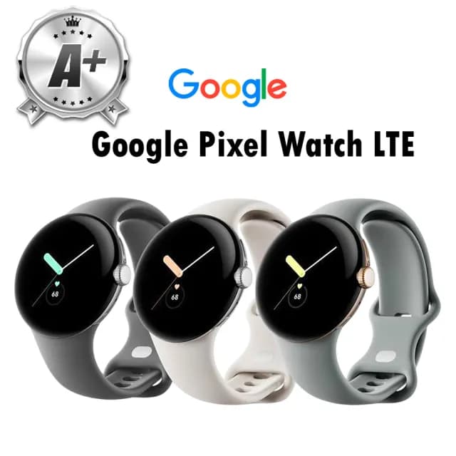 【Google】A+級福利品 Pixel Watch LTE(不鏽鋼錶殼/運動錶帶)