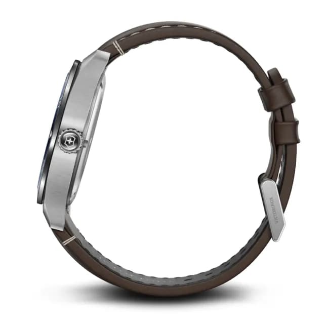 【VICTORINOX 瑞士維氏】Swiss Army 啞光 浮雕數字 石英錶 男錶 送禮 禮物推薦(VISA-242040)