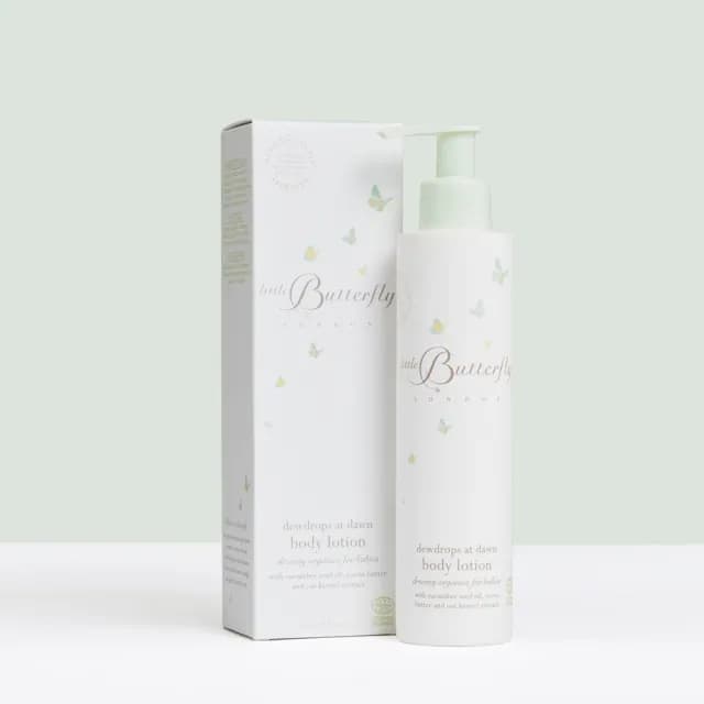 【英國倫敦小蝴蝶】晨露嬰兒身體乳液200ml 1+1(/寶寶乳液/Little butterfly london)