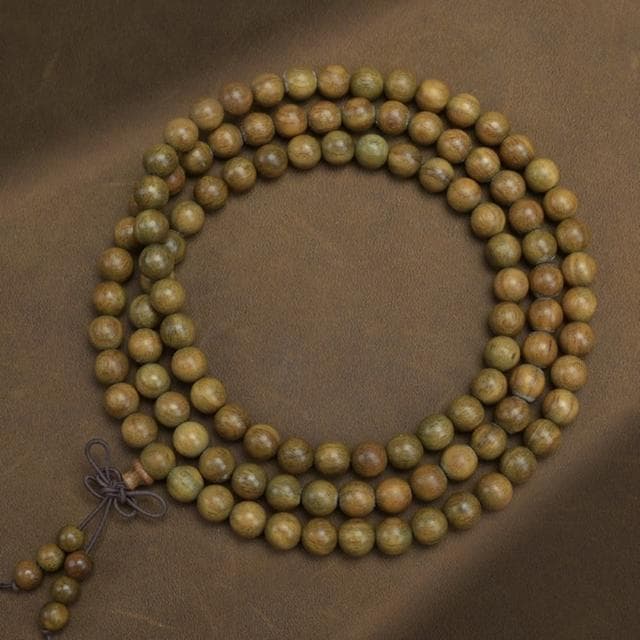 【Penny珮妮】綠檀香木108顆佛珠多圈手鍊項鍊8mm(母親節 情人節 生日禮物 交換禮物 送女友 尾牙 新年 結婚)