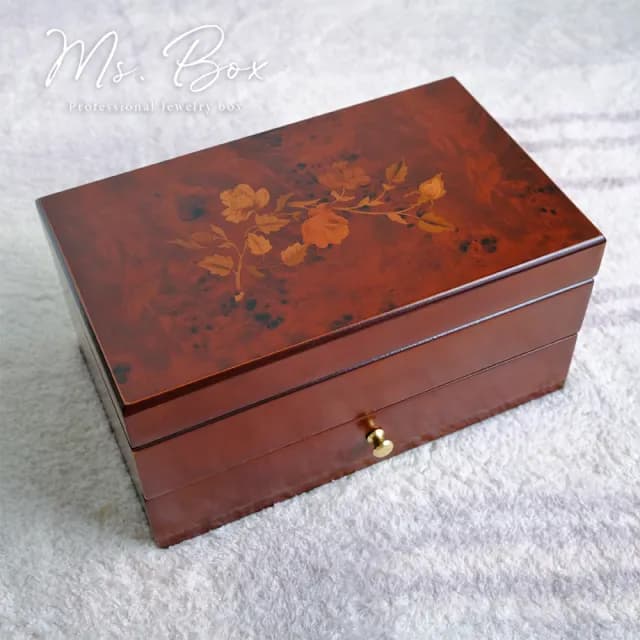 【Ms. box 箱子小姐】情人節禮物 英國MELE&CO高級木質飾品盒/珠寶盒/收納盒(英倫古典風格小木盒)