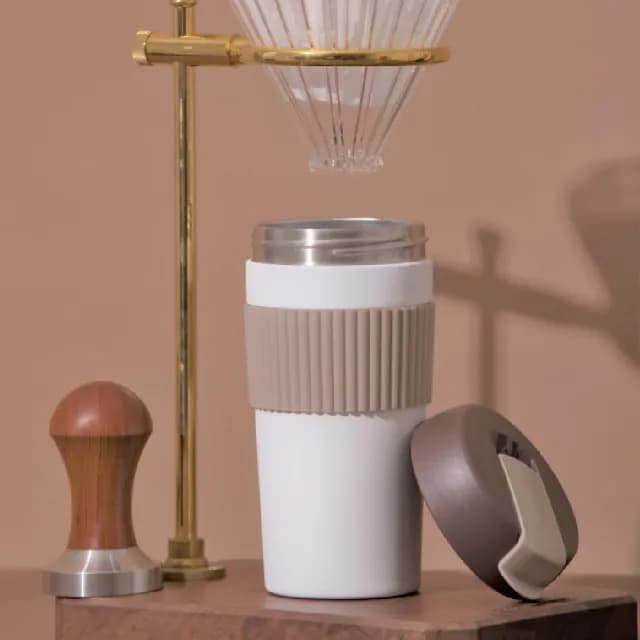 【KKF 吻吻魚】彩虹保溫杯隨行杯 490ml(316不鏽鋼、大口徑、防漏、附精美包裝、送禮推薦)(保溫瓶)