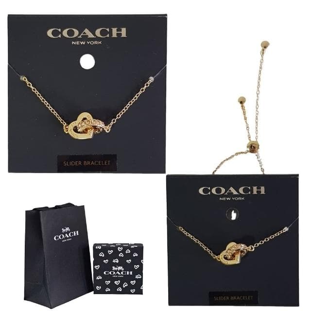 【COACH】COACH聯合款式手鍊手環多款可選(花瓣/迴紋針/鎖頭/字母/鑲鑽/贈原廠紙袋紙盒/送禮)