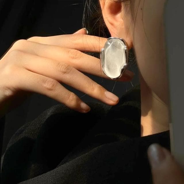 【LEEHER】女生/飾品/女生耳環/戒指/禮物/耳釘/可調節戒指/高級感/氣質耳環/閨蜜戒指/質感耳環/小紅書