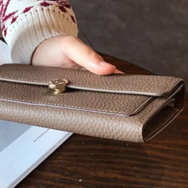 【LEESA】雙11 長款錢包\錢包\皮革長夾\拉鍊長夾\牛皮錢包\多功能\手機包\手拿包\錢包