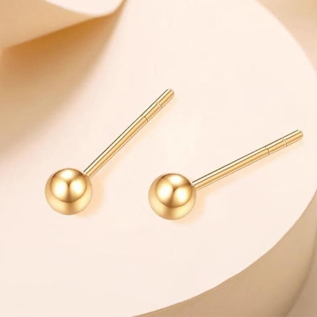 【KT DADA】情人節禮物 飾品 耳飾 簡約 小耳環 防過敏耳環 時尚 耳環 女生耳環 純銀耳環 925銀針 925純銀