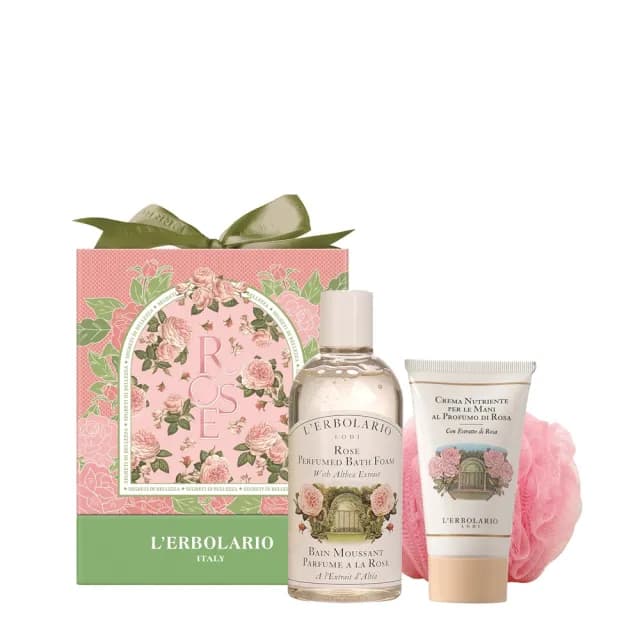 【L’ERBOLARIO 蕾莉歐】玫瑰香緹禮盒(送禮首選、香氛禮盒、交換禮物、聖誕節)