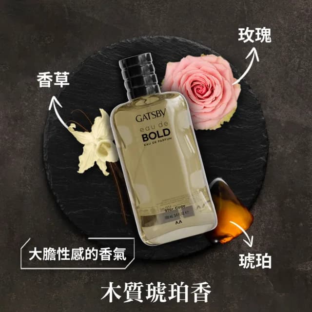 【GATSBY】男性淡香精100ml(夜幕迷慾)