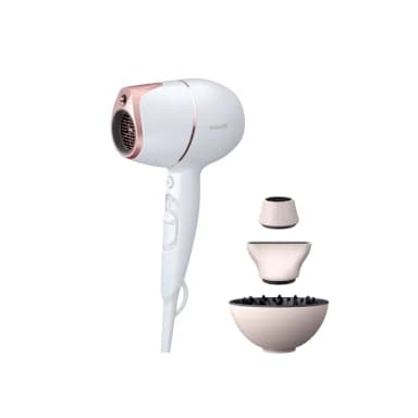 【Philips 飛利浦】Adele AI頂級智能溫控輕量護髮吹風機(BHD628)