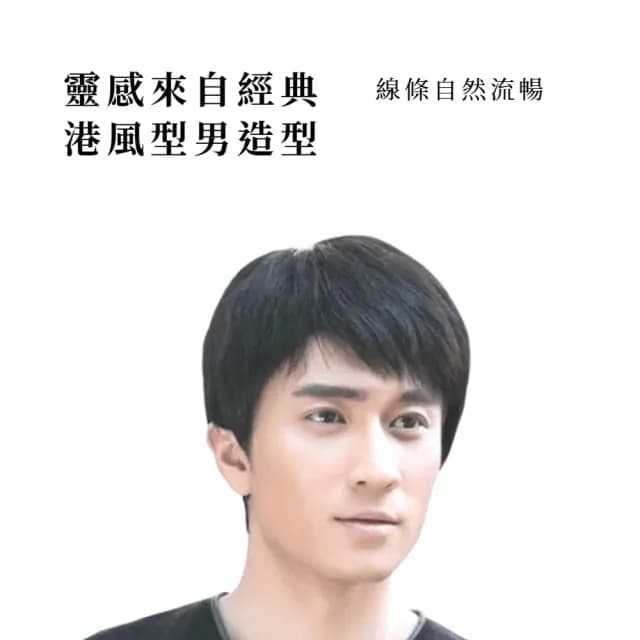 【一戴變身】港風型男蓬鬆自然整頂式假髮(帥氣日常 瀏海 假髮片 遮白髮 遮頭禿 父親節禮物 男士假髮)