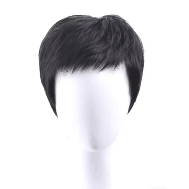 【一戴變身】港風型男蓬鬆自然整頂式假髮(帥氣日常 瀏海 假髮片 遮白髮 遮頭禿 父親節禮物 男士假髮)