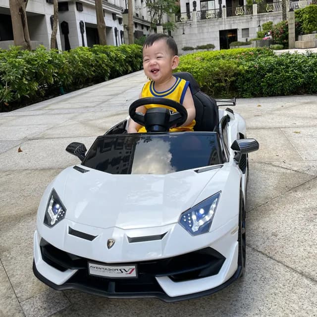 【奔雷國際】藍寶堅尼兒童電動車 尊爵版 SX2018SE SVJ 雙驅單人座(玩具汽車 搖搖馬 玩具車 小朋友生日禮物)