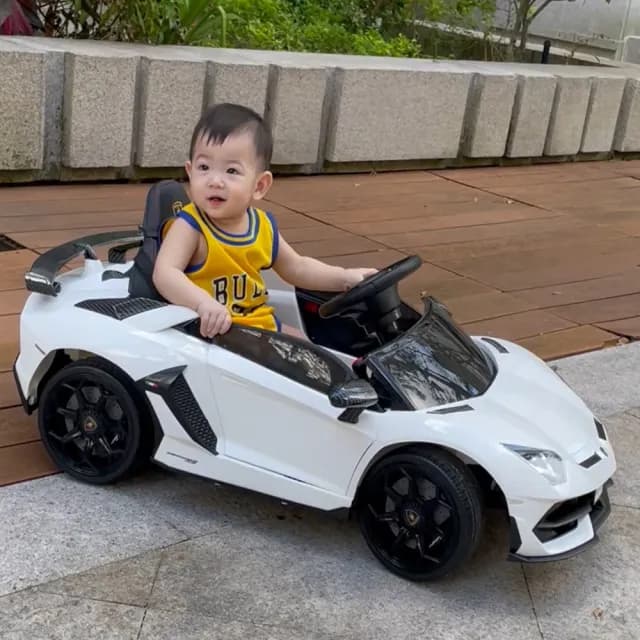 【奔雷國際】藍寶堅尼兒童電動車 尊爵版 SX2018SE SVJ 雙驅單人座(玩具汽車 搖搖馬 玩具車 小朋友生日禮物)