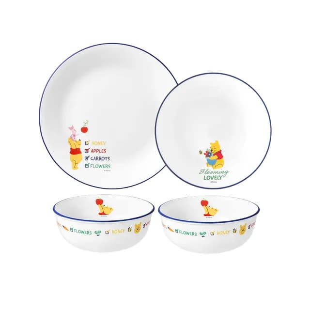 【CorelleBrands 康寧餐具】小熊維尼開心農場系列餐碗組