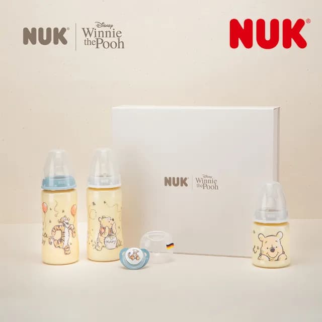 【NUK 官方直營】NUK x Disney小熊維尼聯名新生兒禮盒