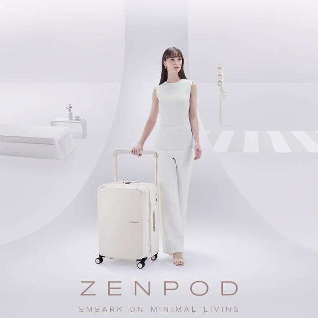 【Samsonite 新秀麗】28吋 ZENPOD 2:8大容量寬拉桿輕量PC煞車輪行李箱/胖胖箱(多色可選)