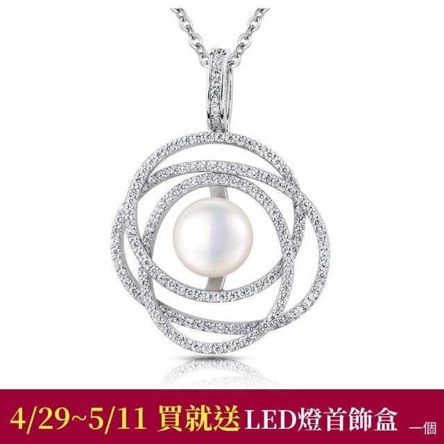【KATROY】天然珍珠項鍊．純銀．謝師禮物(11.5- 2.0mm)