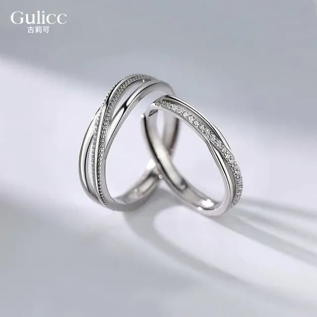 【Golicc】對戒 千言萬語 情侶戒(七夕 情人節 生日 造型戒 食指戒 尾戒 禮物)