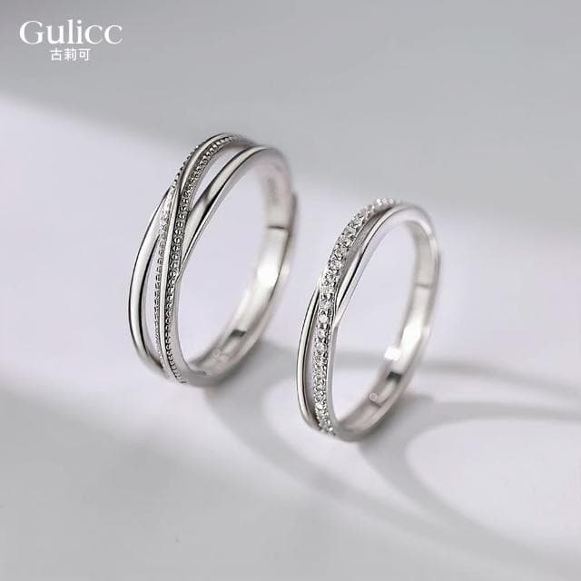 【Golicc 古里雅】對戒 千言萬語 情侶戒(母親節 生日 情人節 造型戒 食指戒 尾戒 禮物)