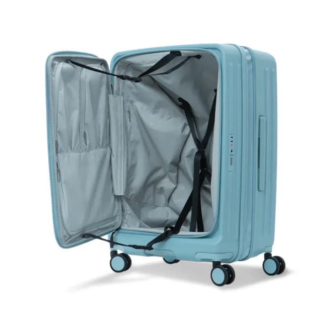 【Acer Fashion】2件組★25+28吋 巴塞隆納前開式行李箱(多色任選)