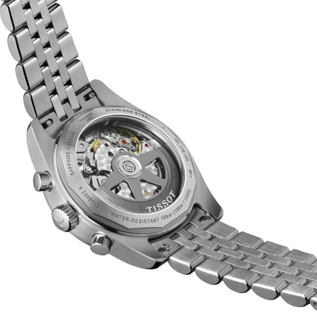 【TISSOT 天梭】PRS516 CHRONOGRAPH 計時機械腕錶 畢業禮物 送禮 推薦(T1494621101100)