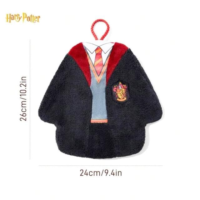 【Harry Potter 哈利波特】正版哈利波特葛來分多學校長袍造型擦手巾毛巾(閨蜜女友男友兒童交換聖誕禮物)