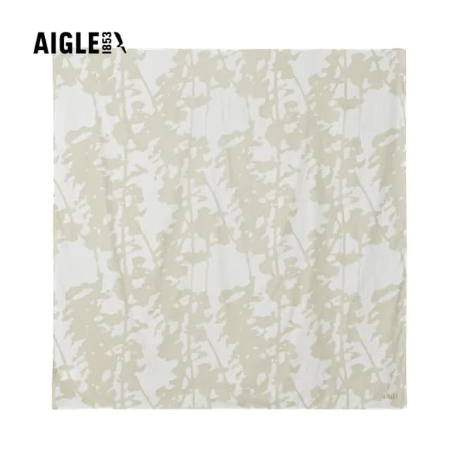 【AIGLE】有機棉印花圍巾｜AG-FAT00(有機棉 圍巾 披巾)