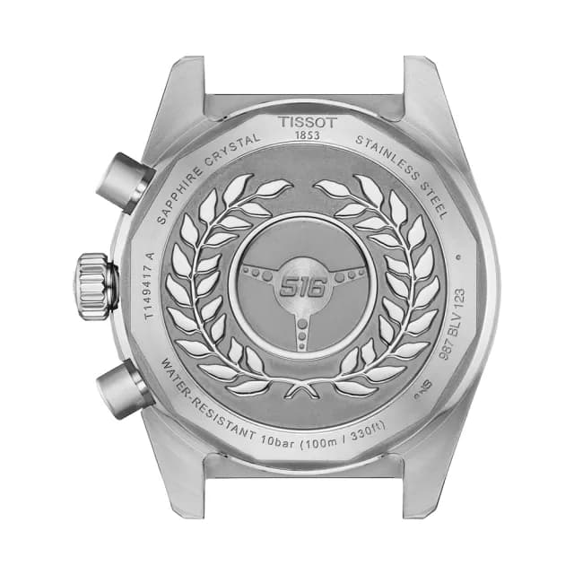 【TISSOT 天梭】PRS516 CHRONOGRAPH 三眼計時腕錶 畢業禮物 送禮 推薦(T1494172205101)