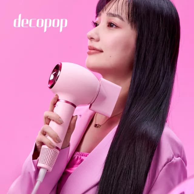 【decopop】美型負離子吹風機DP-801 父親節禮物(小蘋機)