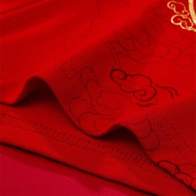 【JEN】開運紅內褲男士石墨烯招財進寶紅內褲大尺寸3XL(送男友 父親節 結婚 生日禮物 麻將 暴富 新年開運)