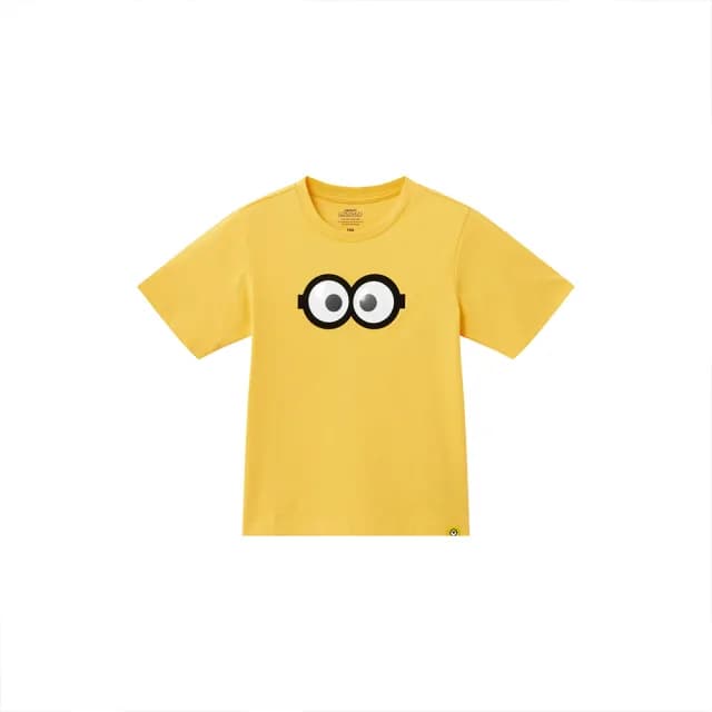 【GIORDANO 佐丹奴】童裝小小兵聯名印花上衣 minions系列(52 水仙花黃)