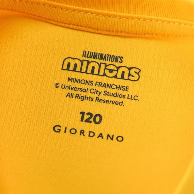 【GIORDANO 佐丹奴】童裝小小兵聯名印花上衣 minions系列(52 水仙花黃)
