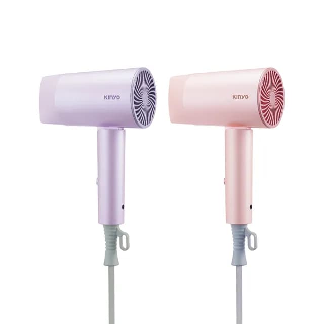 【KINYO】雙電壓摺疊瞬柔負離子吹風機 國際雙電壓(KH-195)