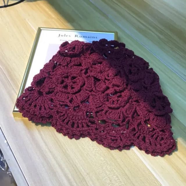 【巴黎精品】現貨秒發 針織毛帽(手工編織春秋時尚女帽子情人節生日禮物5色p1aa1)