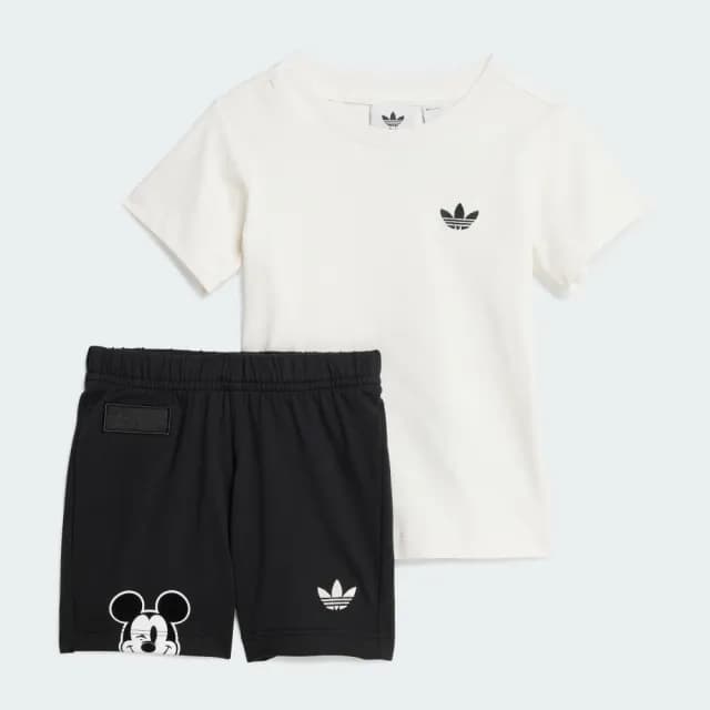 【adidas 愛迪達】DISNEY MICKEY MOUSE 運動套裝 嬰幼童裝 - Originals JD0611