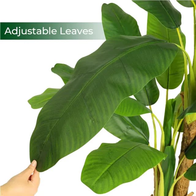 【POKO】仿真景觀芭蕉樹 高仿真160公分大型盆栽(景觀室內外裝飾 人工植物 家居 園藝 裝飾造景)