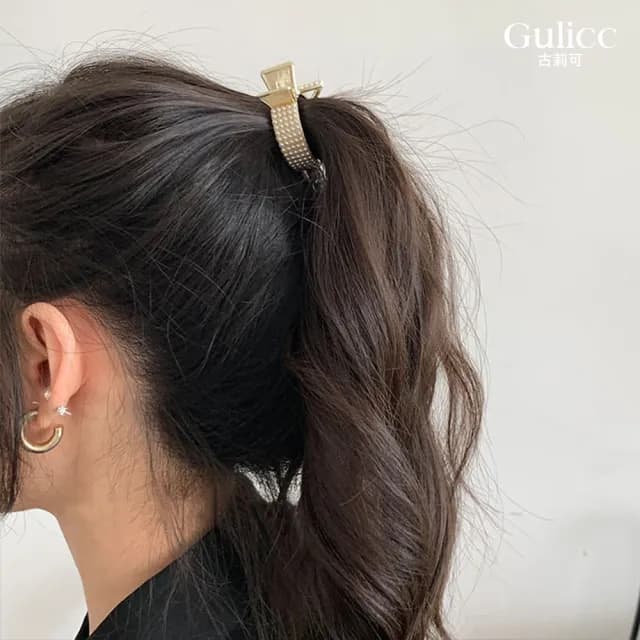 【Golicc】可愛貓咪 高馬尾抓夾(七夕 情人節 生日 髮飾 頭飾 鯊魚夾 抓夾 禮物)