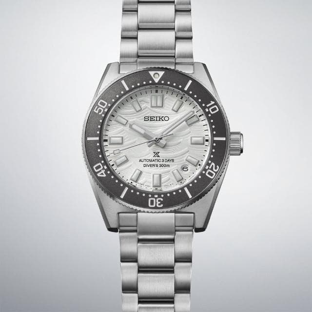 【SEIKO 精工】Prospex 60週年限量 三日鍊 銀色海浪 潛水機械錶 送禮 禮物(SPB511J1/6R55-00K0S)