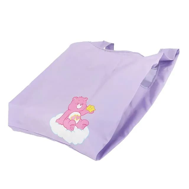 【Marushin 丸真】情人節禮物 七夕 Care Bears 彩虹熊 收納環保購物袋 三隻小熊