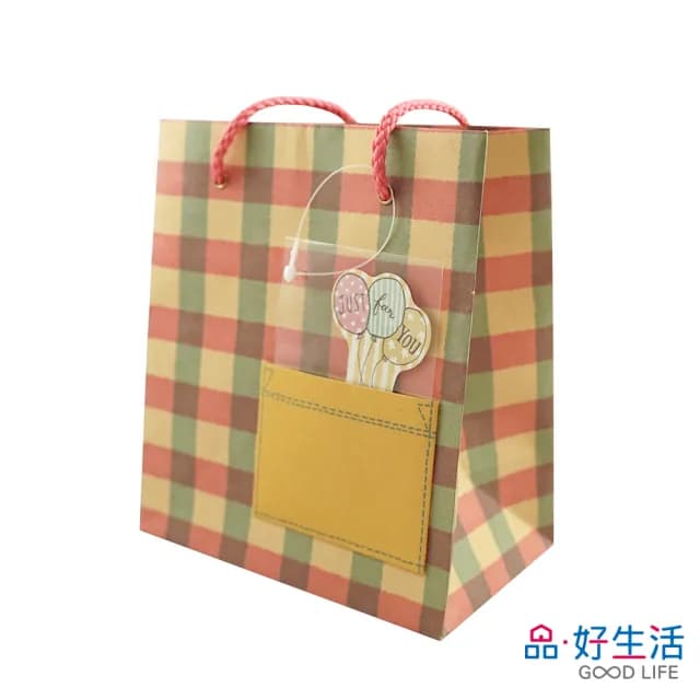 【GOOD LIFE 品好生活】繽紛童趣紙製禮物手提袋/包裝袋（17x15cm）(日本直送 均一價)