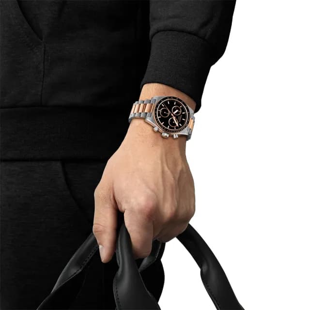 【TISSOT 天梭 官方授權】PR516 石英計時手錶 男錶-40mm 禮物 送禮 推薦(T1494172205101)