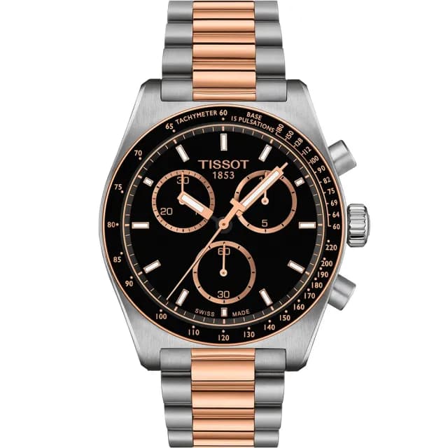 【TISSOT 天梭 官方授權】PR516 石英計時手錶 男錶-40mm 禮物 送禮 推薦(T1494172205101)