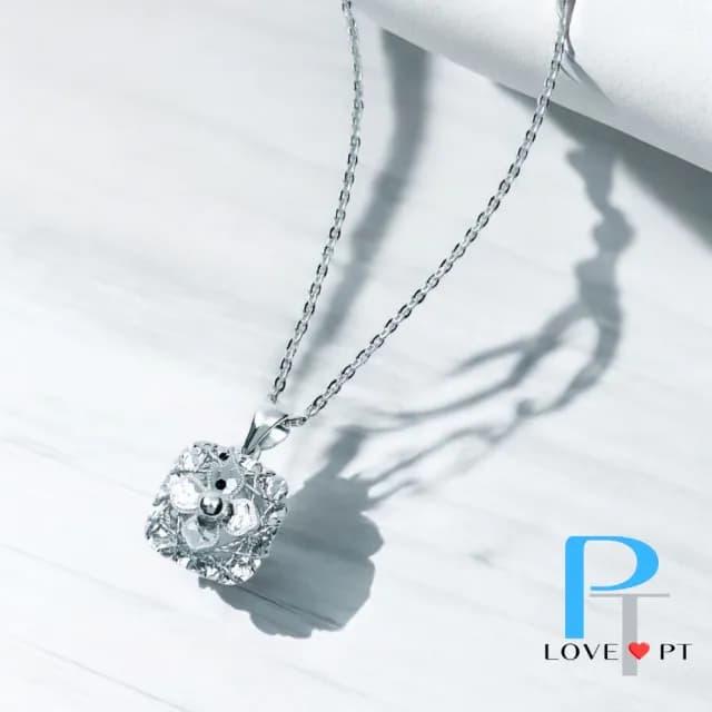【love pt】荷枝蓮香 吊墜   77購物節(PT950 鉑金吊墜 B127)