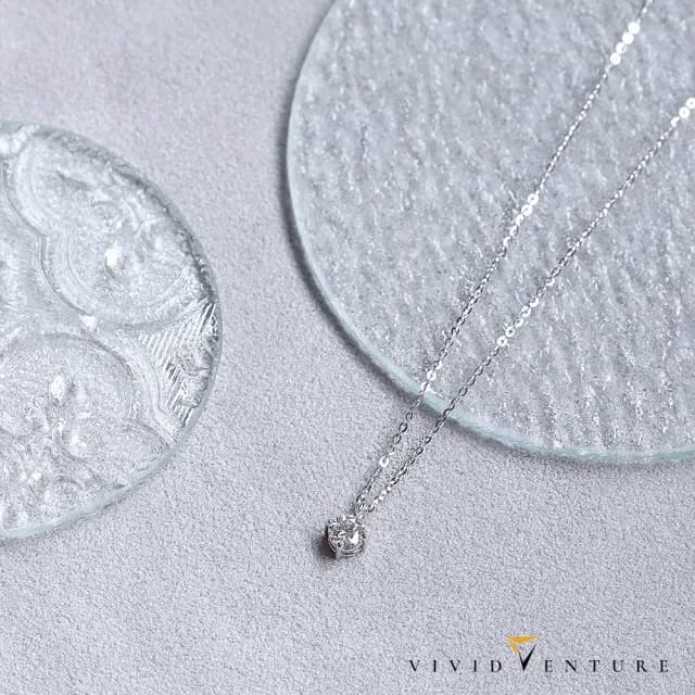【Vividventure 亞帝芬奇】GIA 30分 DIF 3VG 八心八箭 無螢光 天然鑽石 項鍊 抓住愛(14K金台+14K金鍊)