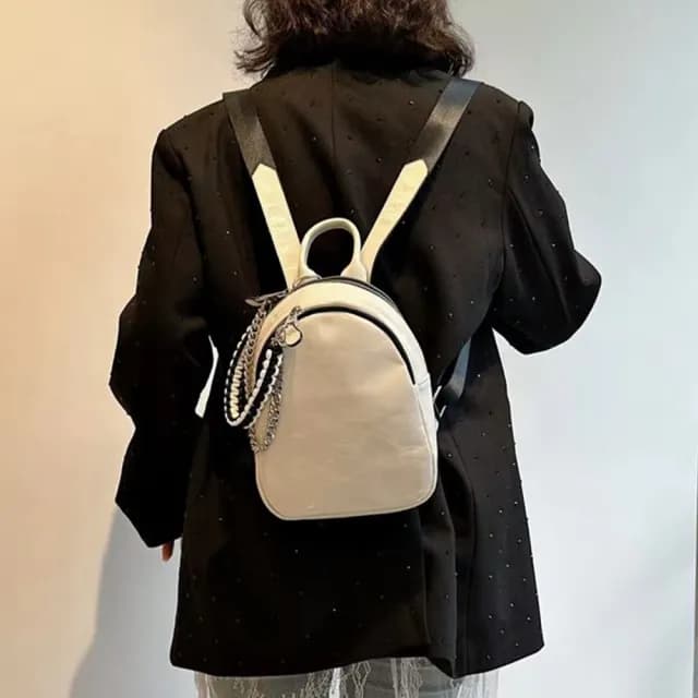 【LEEHER】情人節禮物 七夕 大容量後背包/後背包/女生背包/包包/休閒背包/通勤背包/時尚/背包/小背包/編織